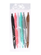 Ручка шариковая Calligrata, автоматическая, синий стержень, узел 0.5 мм, корпус прорезиненный, МИКС - Фото 11