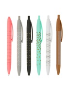 Ручка шариковая Calligrata, автоматическая, синий стержень, узел 0.5 мм, корпус прорезиненный, МИКС - Фото 4