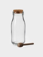 Ёмкость для мёда и варенья Доляна «Парфе», 250 мл, 7×14 см, с деревянной ложкой, стекло, прозрачная, МИКС вида - Фото 2