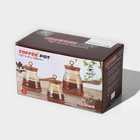 Турка Magistro «Арабика», 350 мл, 19×8.5×14 см, с крышкой, стекло - Фото 7