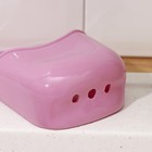 Подставка для губки Доляна «Базис», 18×8×3.5 см, розовая - Фото 6