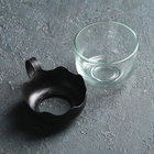 Набор чайный из стекла «Клео», 5 предметов: чайник 900 мл, 4 кружки 150 мл - Фото 2