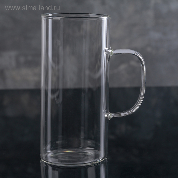 Кружка стеклянная 350 мл "Легкость" - Фото 1