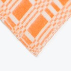 Одеяла байковое 140х205, клетка звездочка, оранжевый, 80% хлопок, 20% полиэстер - Фото 3