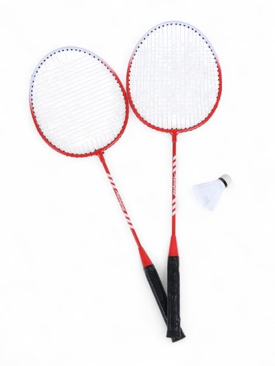 УЦЕНКА Набор для бадминтона SWIFT HIT ONLYTOP: 2 ракетки, волан, цвет МИКС