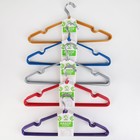 Плечики-вешалки для одежды Доляна, размер 40-44, антискользящее покрытие, цвет МИКС - Фото 6