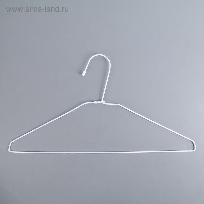 Плечики для одежды Доляна, размер 40-42, цвет белый - Фото 1