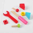 Деревянная игрушка «Конструктор» коробка, 45 деталей - Фото 3