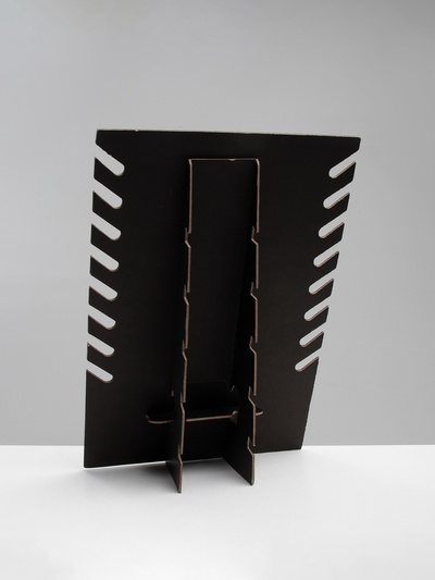 Подставка под кулоны, цепи QF, 19×9.5×28 см, чёрная