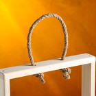 Кашпо для цветов «Рамка экстра слим», 26×5×40 см, деревянное, 5 колб - Фото 4