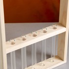 Кашпо для цветов «Рамка экстра слим», 26×5×40 см, деревянное, 5 колб - Фото 5