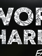 Ланч - бокс прямоугольный Work hard, 1200 мл - фото 59311944