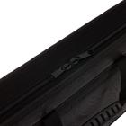 Папка с ручками текстильная, А4, 365 х 260 х 50 мм, 2С13 "Тихвин", каркасная, жакард, чёрный - Фото 4