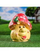 Садовая фигура из гипса «Лягушка на мухоморе», 26×21×16 см - Фото 3