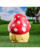 Садовая фигура из гипса «Лягушка на мухоморе», 26×21×16 см - Фото 5