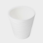 Кашпо для цветов со вставкой Plast-Avenue «Валенсия», 2 л, пластик, белое - Фото 3