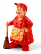 Садовая фигура из гипса «Тёща с метлой», 40×50×80 см - фото 59311951