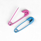 Булавки английские, 18 мм, 100 шт., цвет разноцветный - Фото 2