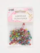 Булавки английские, 18 мм, 100 шт., цвет разноцветный - Фото 7