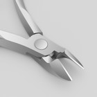 Кусачки маникюрные, двойная пружина, 10 см, длина лезвия-7 мм, на блистере - Фото 4