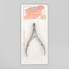 Кусачки маникюрные, двойная пружина, 10 см, длина лезвия-7 мм, на блистере - Фото 5