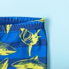 Плавки купальные для мальчика KAFTAN «Акулы», рост 122-128 (34), цвет синий - Фото 3