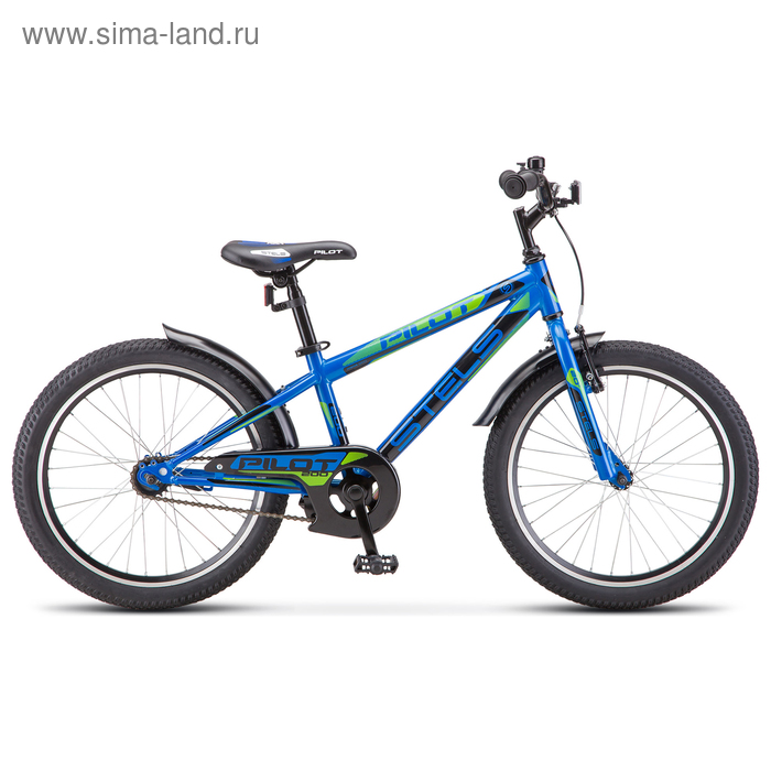 Велосипед 20" Stels Pilot-200 Gent, Z010, цвет синий, размер 11" - Фото 1