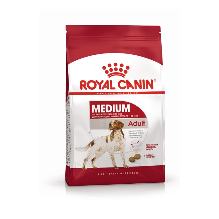 Сухой корм RC Medium Adult для взрослых собак, 3 кг - Фото 1