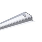 Встраиваемый профиль Apeyron Electrics для светодиодной ленты, алюминий, рассеиватель, 2 м - фото 23829104