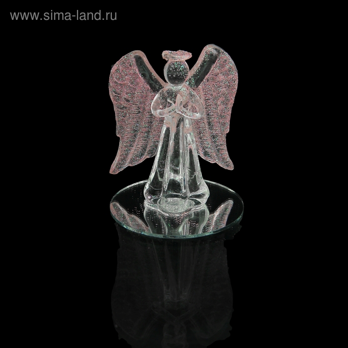 Сувенир "Ангел с цветными крыльями на зеркале" 7х6х5 см - Фото 1