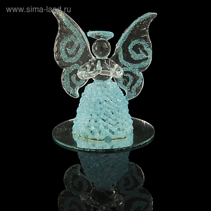 Сувенир "Ангел с узорными крылышками на зеркале" 7х6х5 см - Фото 1