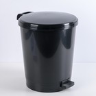 Ведро для мусора с педалью «Эконом», 12 л, с педалью, МИКС - Фото 1