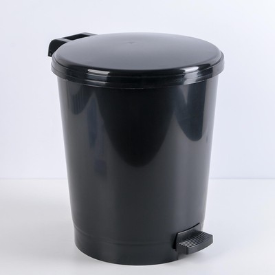 Ведро для мусора с педалью «Эконом», 12 л, с педалью, МИКС