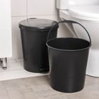 Ведро для мусора с педалью «Эконом», 12 л, с педалью, МИКС - Фото 3