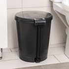Ведро для мусора с педалью «Эконом», 12 л, с педалью, МИКС - Фото 5