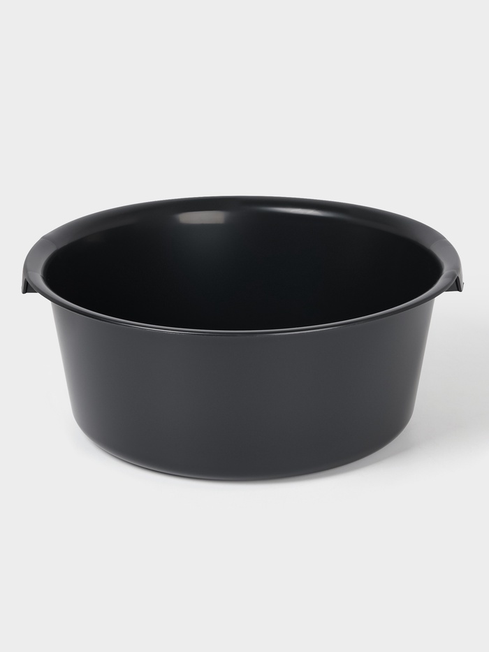 Таз хозяйственный «Эконом», 15 л, 44.5×41.5×17 см, МИКС - Фото 1