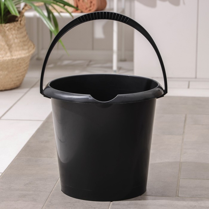 Ведро со сливом «Эконом», 10 л, цвет МИКС - Фото 1