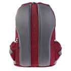 Рюкзак молодёжный Merlin 43 х 30 х 18 см, бордовый - Фото 7