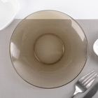 Тарелка десертная Basilico, d=17 см, цвет коричневый - фото 318172439