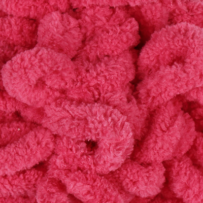 Плюшевая пряжа для вязания руками ALIZE, Puffy, 100% микрополиэстер, 9 м/100 г, (149 малина)