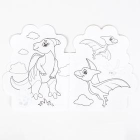 Раскраски с наклейками набор, 4 шт. по 16 стр.