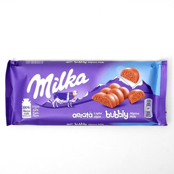 Шоколад молочный Milka, 90 г