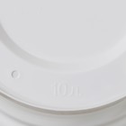 Горшок с поддоном «Эконом», 10 л, цвет белый - Фото 5