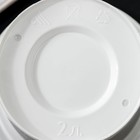 Горшок для цветов с поддоном «Альтернатива. Эконом», 2 л, пластиковый, белый - Фото 5