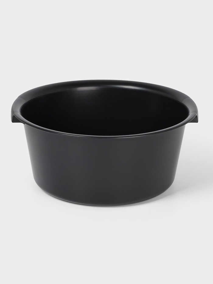 Таз круглый хозяйственный «Эконом», 12 л, пластик, МИКС - Фото 1