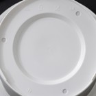 Горшок для цветов с поддоном «Альтернатива. Эконом», 3 л, пластиковый, белый - Фото 5