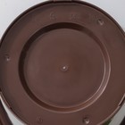 Горшок с поддоном «Эконом», 3 л, цвет коричневый - Фото 6