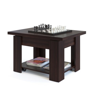 Журнальный столик «СЖ-1», 800(1200) × 600(800) × 450 мм, цвет венге