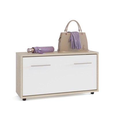 Обувница закрытая «СОКОЛ. ТП-3», 900×287×482 мм, цвет дуб сонома/белый