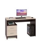 Компьютерный стол, 1200 × 600 × 750 мм, цвет венге / белёный дуб - фото 109832215